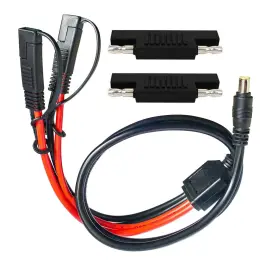 Faoyliye 726954016125 10awg Sae To Dc 8mm Cabledc Male 2 Adapter Cable For Rv &