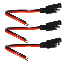 Faoyliye 761312311740 14awg Sae Connector Extension Cable 3pack Plug 2 Pin Sing