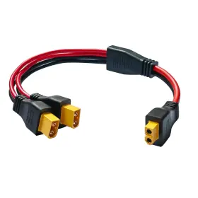 Xt60 Faoyliye Fl01 Y Splitter Cable Female To Dual Male Connector Adapter 10awg