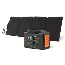 200ws-60wp Ff Flashfish 200w Portable Power Station With 60w Solar Panel For Outdoor Advanture