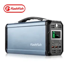 300w Ff Flashfish 759187676910 Portable Power Station 222wh/60000mah For Camping/travel Backup