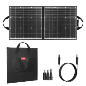 100w Ff Flashfish 824918261724 18v Portable Solar Panel Foldable Charger With 5v Usb Dc Outp