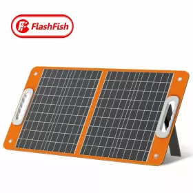 Tsp18v60w Ff Flashfish Foldable Solar Panel 18v/60w For Portable Power Station Phone Laptop