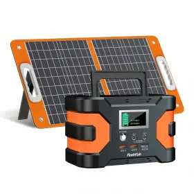 Tsp60w Ff Flashfish Solar Generator Kit 166wh Portable Power Station With 60w Panel
