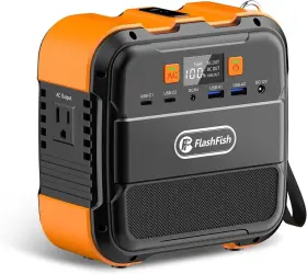 Ua101 Ff Flashfish 120w Portable Power Station 98wh 240w Peak Solar Generator With Ac