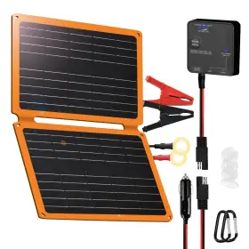 Fold-fles-20w-ufa Fieryred Trickle Charger 12v Solar Panel Waterproof 20w Car Marine Rv Battery Maintainer