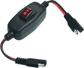 Sae16-205 Filshu 1ft 12v Sae To Quick Release Adapter 16awg 1 Ft Black