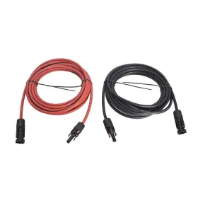 In2135835al Findmall 1 Pair 12/10 Awg Black Red Solar Panel Extension Cable Wire Connector