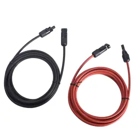 In2136069al Findmall 1 Pair 10ft 12awg Black And Red Solar Panel Extension Cable Wire Connector