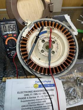 Fisher & Paykel Gwl11 And 3 Phase Hub Motor Diy Wind Hydro Washer From 2004