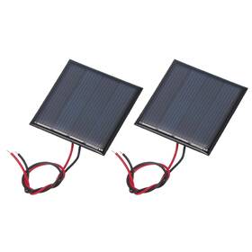 Fixinairp 676766744078 2 Pcs 2v 0.22w 110ma Mini Solar Panels With Cable 44mm X