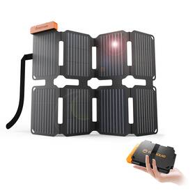 Flexsolar B0fmxg7q5d 25w Ultra-portable Solar Panel Charger With Quick Charge Usb-a And Usb