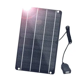 Fls-6w Flexsolar 6w Solar Panel 5v/1a Mini Usb Ip67 Waterproof Monocrystalline Mo