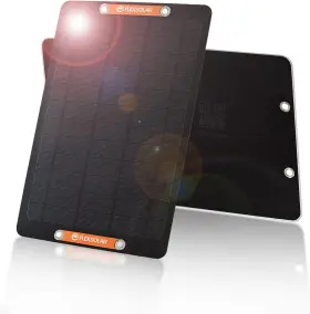 Lx-fls-12w Flexsolar 2 Solar Panels Usb 6w 5v Monocrystalline 2pcs Ip67 Waterproof Lightweight