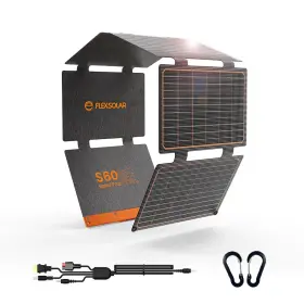Lx-s60w Flexsolar 60w Foldable Solar Panel Portable Charger With Usb-c Pd3.0 / Usb-a Qc3