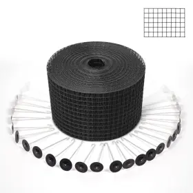 Flybold 908008153785 6in X 100ft Wire Mesh Bird Critter Guard For Solar Roof Panels - Pvc Coated H
