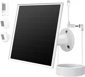 Fo Shan Shi Yuan Yang Zhi Neng Ke Ji You Xian Gong Si 744759765918 6w Solar Panel For Ring Camera Charger Compatible With Spotlight/sti