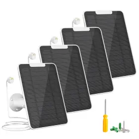 Fhaus30 Fohoa 5w Solar Panel For Google Nest Camera Ip65 Waterproof 4 Pack 13 Ft Cable