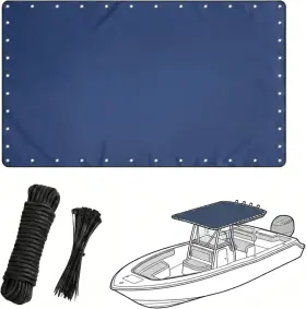 900d Fuprosico 791137748148 Waterproof T-top Canvas Replacement For Center Console Boats Heavy Duty Ox
