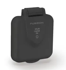 2021123609 Furrion 897023264634 10a Rv Solar Port Inlet - Black #fspins-bs-oem