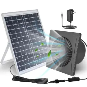 20wbspf8 Futrpow Solar Fan 25w Panel 8 Inch High Speed Powered With Bracket