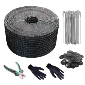 Cg6100b Futrpow Critter Guard 6inx100ft Solar Panel Bird Black Pvc Coated Galvanized Cr