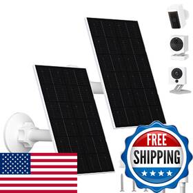 Futurezen B0fj8p5nlw 4w Solar Panel For Wyze Camera Usb-c Micro Usb Charger Outdoor