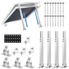 Fyrvexenzi 768924463188 4 Pcs Adjustable Aluminum Alloy Solar Panel Tilt Mount Brackets For 50 400 W