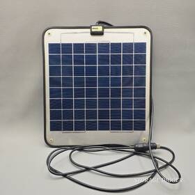Ganz Cpv-12 Eco-energy Semi-flexible 12 Watt Solar Panel With Wire Made In China