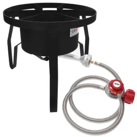B-5300-15 Gasone 12.5 Inch High Pressure Propane Burner Outdoor Cooker Fryer With 15 Psig Adjustab