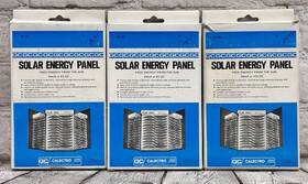 Gc Calectro J4-772 Vintage Solar Energy Panels Nos Lot Of 3 Hong Kong 6v
