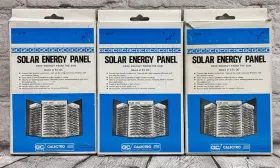 J4-772 Gc Calectro Vintage Solar Energy Panels Nos Lot Of 3 Hong Kong 6v