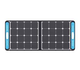 Geneverse 80-gvus-sp1001 100w Portable Solar Panel Generator For Usb Devices 9lbs - Black