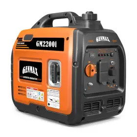 Genmax 738349925141 Portable Generator 2200w Ultra-quiet Gas Engine Epa Compliant Eco-mode Feat