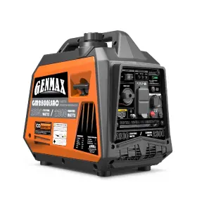 2800w Genmax 748780935654 Portable Generator Ultra-quiet Gas Engine With Co Sensor And Pa