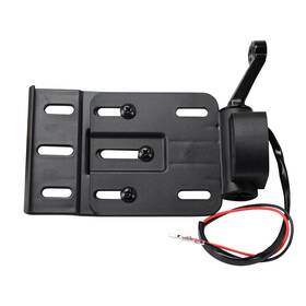 Gidibii Usgdb052-2 Motorcycle Rear Side License Plate Bracket Holder With Led Light Compatible W