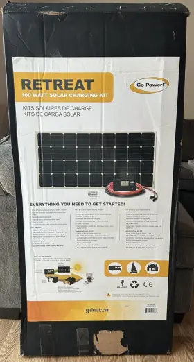 100w Go Power 839085001868 Retreat - Solar Kit