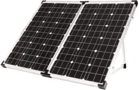 Gp-psk-130 Go Power 839085002179 130w Portable Folding Solar Kit With 10 Amp Controller
