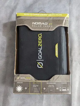 12201 Goal Zero Nomad 27 Solar Panel For Sherpa 50/120 Power Packs