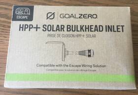 Goal Zero 847974009802 Hpp Solar Bulkhead Inlet # 70040 Use With Yeti Pro 4000
