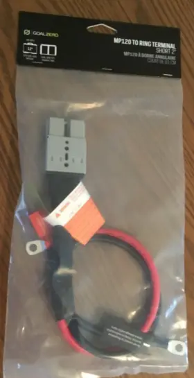 98109 Goal Zero Mp 120 To Ring Terminal 2ft #