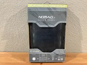 Gz-12301 Goal Zero Nomad 7 Solar Panel Cell Phone Watt 8-9 Volt New