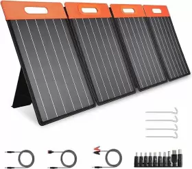 Sf60 Golabs Portable Solar Panel Monocrystalline Kickstand - Orange/black