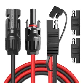 Goupchn 313039230271 Solar Panel Connectors To Sae Adapter Cable 10awg Pv