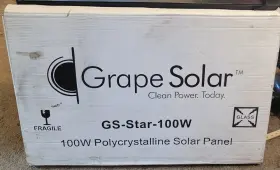 Gs-star-100w Grape Solar Polycrystalline Panel 100 W 18v