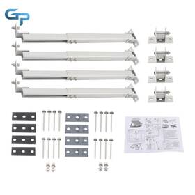 Greatparts Gre224880 2pcs Adjustable Solar Mount System Anti-rust Bracket For Flat Roof Marine Boat