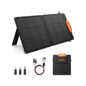 100w Grecell 711523428775 Solar Panel For Power Station 21.5v Portable Foldable Pan
