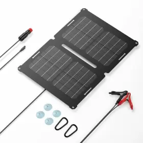Grecell 749085643572 25w Solar Battery Charger Maintainer Waterproof Portable Panel Trickle