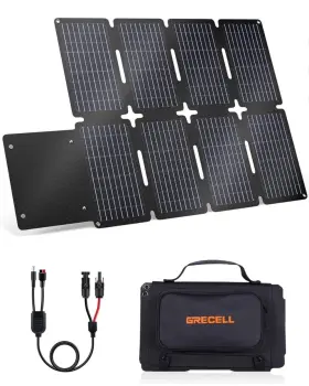 Bg-dyzdb0014age Grecell 80w Portable Foldable Solar Panel Charger With Usb-a And Usb-c Qc3.0 18w