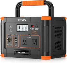 G-1000w Grecell 1000w Portable Power Station For Camping Rv Emergencies To Charge Ev